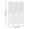 vidaXL 3-Panel Room Divider 121.5x2x180 cm Solid Wood Acacia
