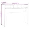 vidaXL Console Table White 105x30x80 cm Engineered Wood