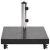 vidaXL Parasol Base Granite 30 kg Square Black