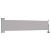 vidaXL Patio Retractable Side Awning 60x300 cm Grey
