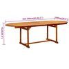 vidaXL 7 Piece Garden Dining Set Solid Wood Acacia