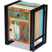 vidaXL Bedside Cabinet Solid Reclaimed Wood,  vidaXL Bedside Cabinet Solid Reclaimed Wood