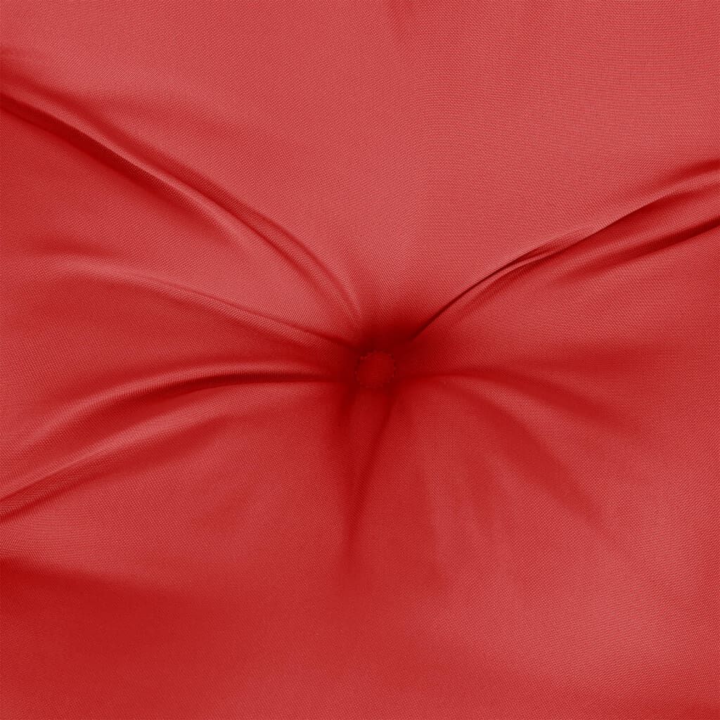 vidaXL Pallet Cushion Red 50x40x12 cm Fabric