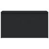 vidaXL Storage Chest Black 84x42x46 cm Engineered Wood