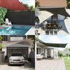 vidaXL Sunshade Sail 160 g/m² Taupe 6x8 m HDPE