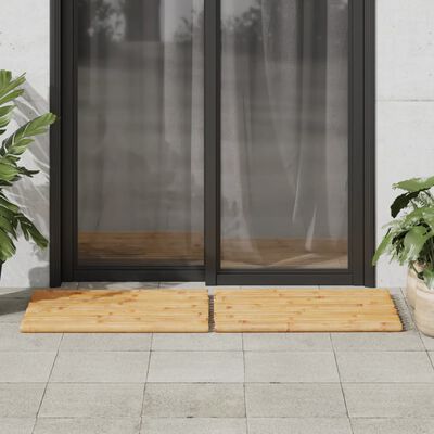 vidaXL Bath Mats 2 pcs 70x50 cm Bamboo,  vidaXL Bath Mats 2 pcs 70x50 cm Bamboo