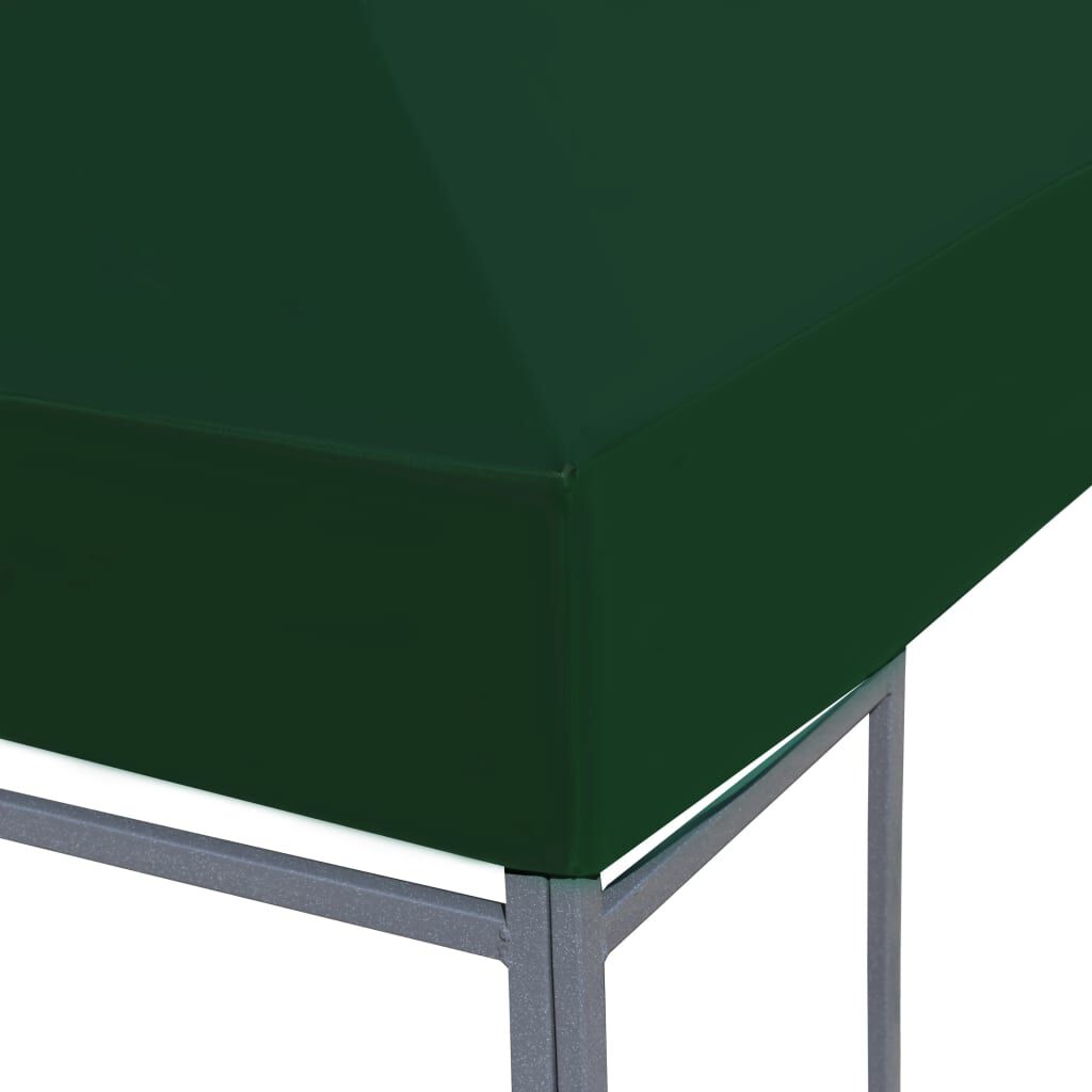 vidaXL Gazebo Top Cover 310 g/m² 3x3 m Green