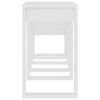 vidaXL Nesting Tables 3 pcs White Engineered Wood