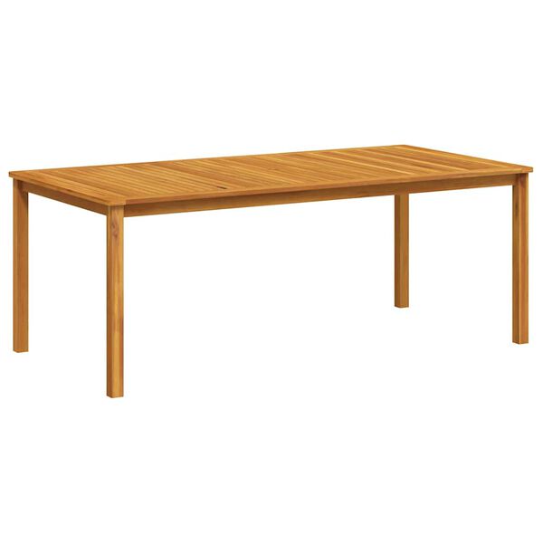 vidaXL Garden Table 200x100x74 cm Solid Acacia Wood