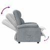 vidaXL Recliner Chair Light Grey Fabric