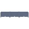 vidaXL Raised Bed 120x40x23 cm Polypropylene