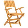 vidaXL Folding Garden Chairs 2 pcs 55x61x90 cm Solid Wood Teak