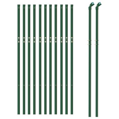vidaXL Chain Link Fence Green 0.8x25 m, green vidaXL Chain Link Fence Green 0.8x25 m
