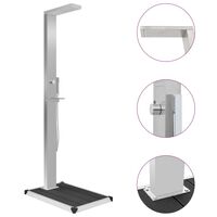 vidaXL Outdoor Shower with Tray WPC Stainless Steel, grey vidaXL Outdoor Shower with Tray WPC Stainless Steel