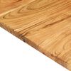 vidaXL Bathroom Vanity Top Solid Acacia Wood 58x52x2.5 cm