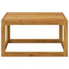 vidaXL 9 Piece Garden Lounge Set with Cushion Cream Solid Acacia Wood