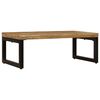 vidaXL Coffee Table 100x50x35 cm Solid Mango Wood and Steel