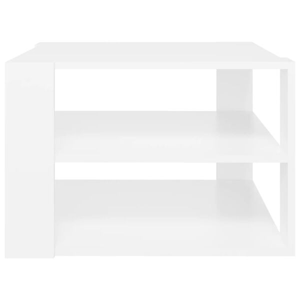 vidaXL Coffee Table White 60x60x40 cm Engineered Wood