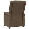 vidaXL Recliner Chair Brown Fabric
