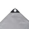 vidaXL Tarpaulin 650 g/m² 4x4 m Grey