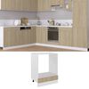 vidaXL Oven Cabinet Lyon Sonoma Oak 60x46x81.5 cm Engineered Wood