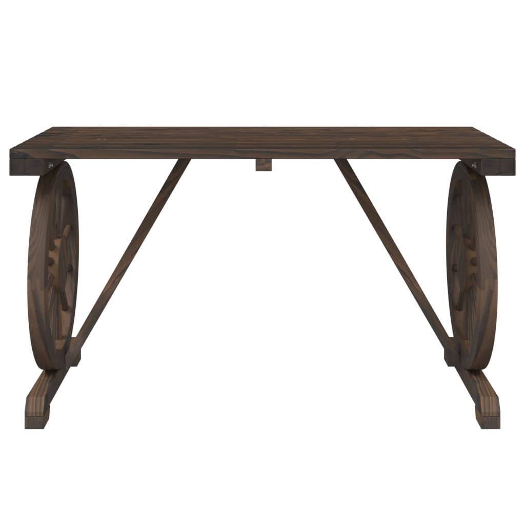 vidaXL 3 Piece Garden Dining Set Solid Wood Fir