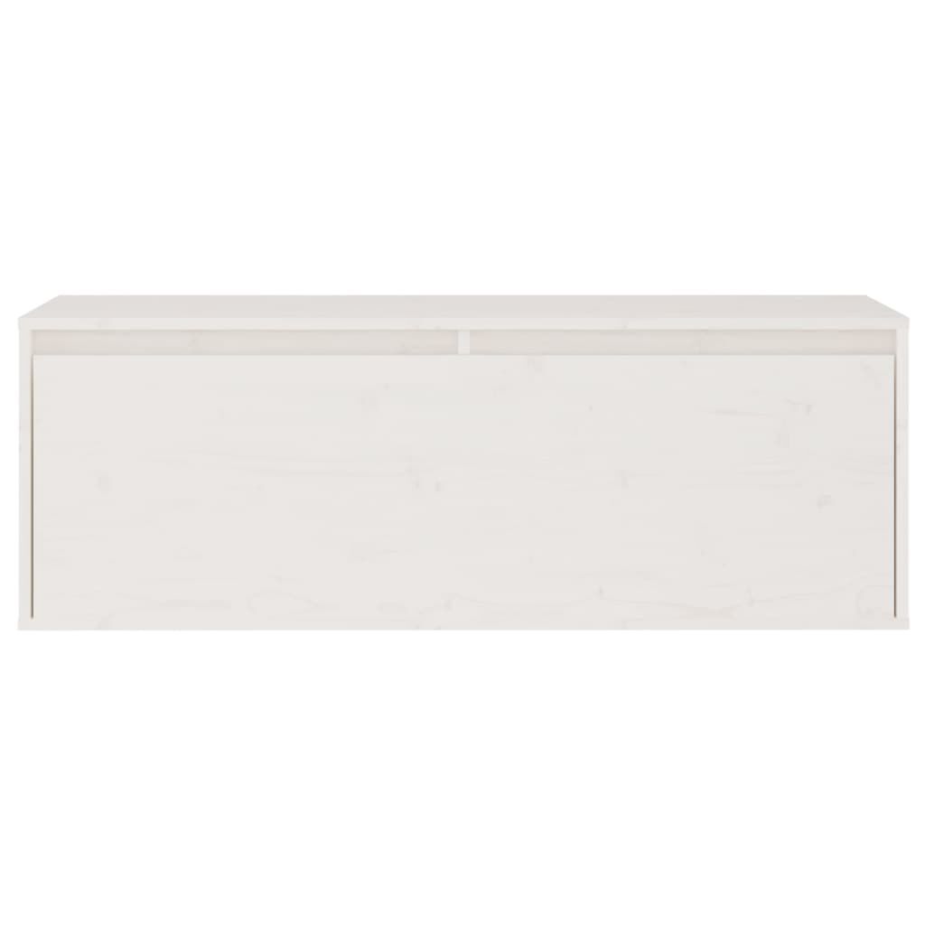 vidaXL TV Cabinets 3 pcs White Solid Wood Pine
