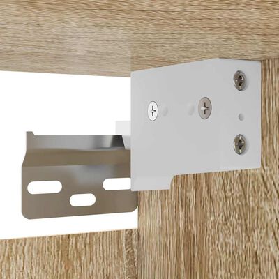 vidaXL Wall Mounted TV Cabinets 2 pcs Sonoma Oak 30.5x30x30 cm, sonoma oak vidaXL Wall Mounted TV Cabinets 2 pcs Sonoma Oak 30.5x30x30 cm