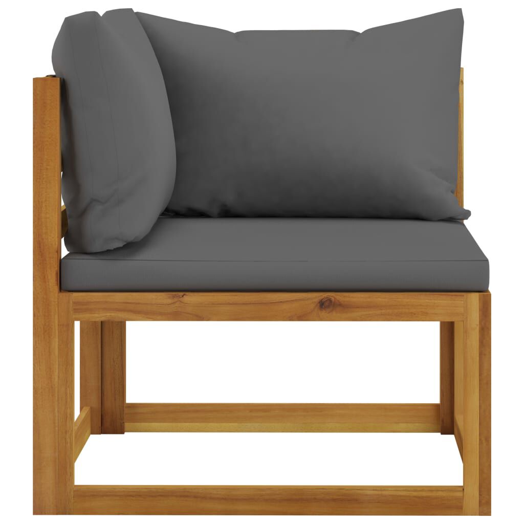 vidaXL 12 Piece Garden Lounge Set with Cushion Solid Acacia Wood