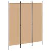 vidaXL 3-Panel Room Divider Black 150x180 cm