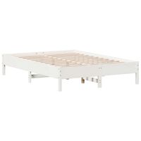 vidaXL Bed Frame without Mattress White 120x200 cm Solid Wood Pine, white vidaXL Bed Frame without Mattress White 120x200 cm Solid Wood Pine