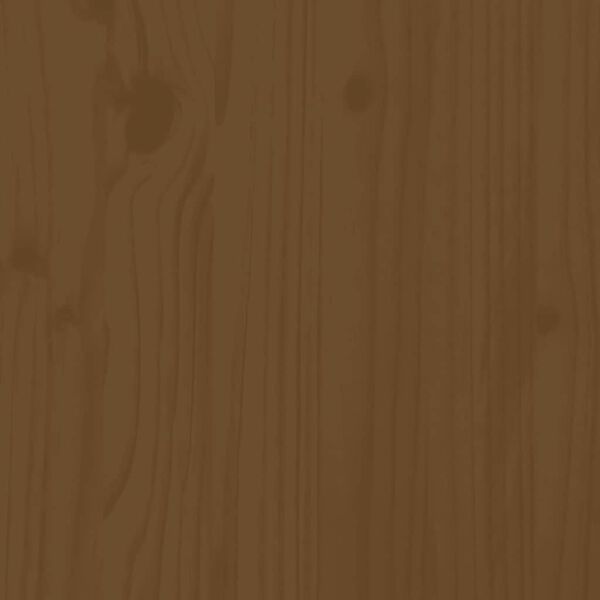 vidaXL Bed Frame without Mattress Honey Brown Solid Wood 200x200 cm