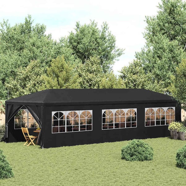 vidaXL Party Tent 3x9 m Anthracite
