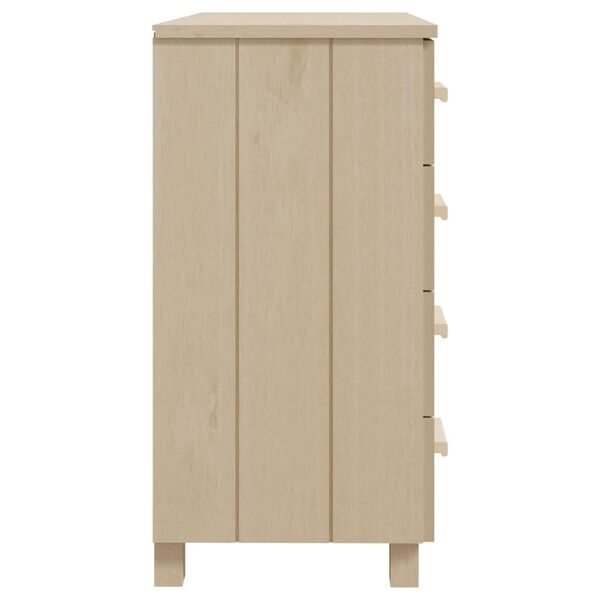 vidaXL Sideboard HAMAR Honey Brown 79x40x80 cm Solid Wood Pine