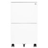 vidaXL Mobile File Cabinet White 39x45x67 cm Steel