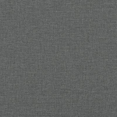 vidaXL Day Bed without Mattress Dark Grey 90x190 cm Fabric