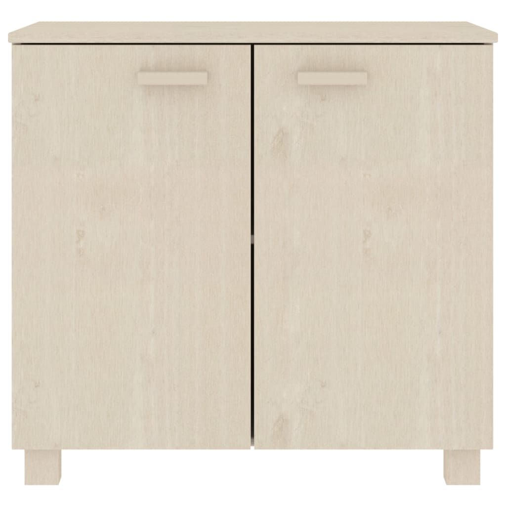 vidaXL Sideboard HAMAR Honey Brown 85x35x80 cm Solid Wood Pine