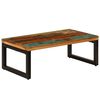 vidaXL Coffee Table 100x50x35 cm Solid Reclaimed Wood and Steel