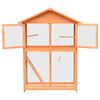 vidaXL Bird Cage Solid Pine & Fir Wood 125.5x59.5x164 cm