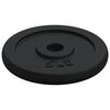 vidaXL Dumbbell with Plates Set 40 kg Cast Iron & Chrome Plated Steel