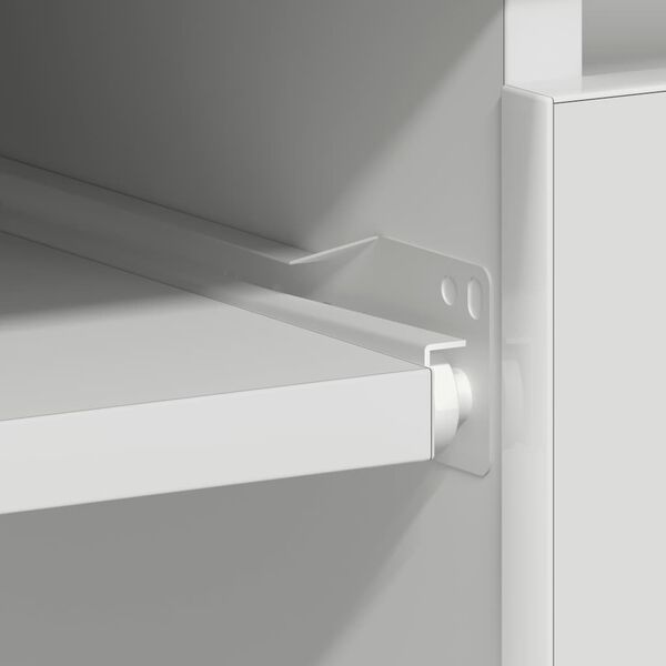 vidaXL Desk White 90x45x76 cm Engineered Wood