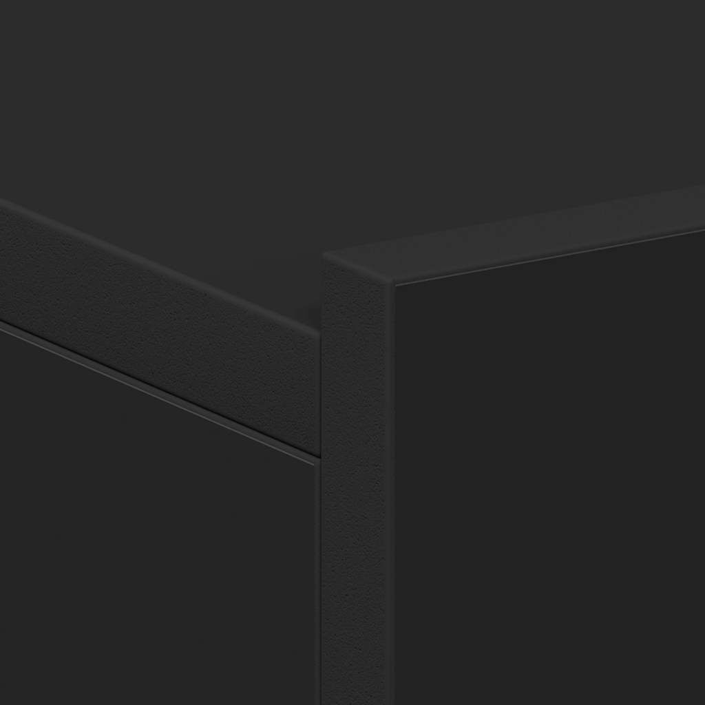 vidaXL Floating Nightstand Black 40x30x15 cm Engineered Wood