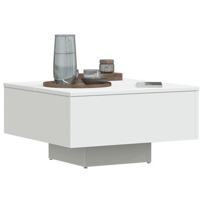 vidaXL Coffee Table White 60x60x31.5 cm Engineered Wood, white vidaXL Coffee Table White 60x60x31.5 cm Engineered Wood