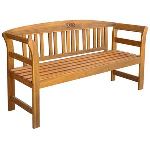 vidaXL Garden Bench 114 cm Solid Acacia Wood