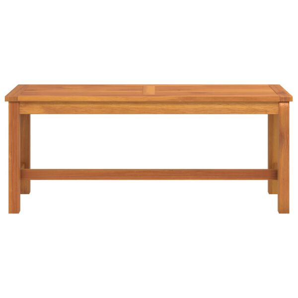vidaXL Garden Bench 110x35x45 cm Solid Wood Acacia