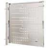 vidaXL Garden Gate 100x100 cm Stainless Steel
