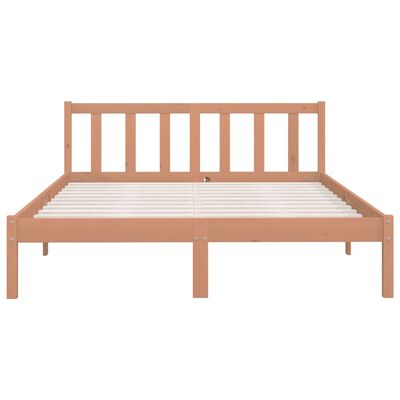 vidaXL Bed Frame without Mattress Honey Brown Solid Wood 140x200 cm, honey brown vidaXL Bed Frame without Mattress Honey Brown Solid Wood 140x200 cm