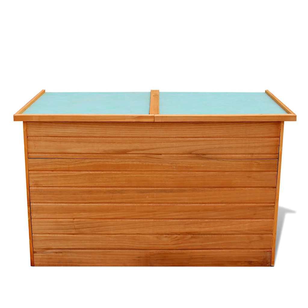 vidaXL Garden Storage Box 126x72x72 cm Wood