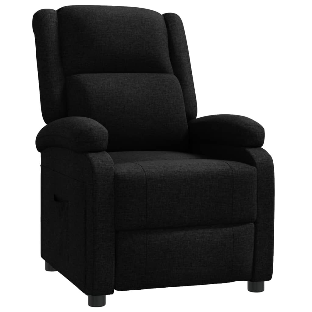 vidaXL Recliner Chair Light Grey Fabric