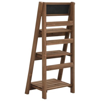 vidaXL 3-Tier Plant Stand with Blackboard 40x30x90 cm Solid Fir Wood,  vidaXL 3-Tier Plant Stand with Blackboard 40x30x90 cm Solid Fir Wood